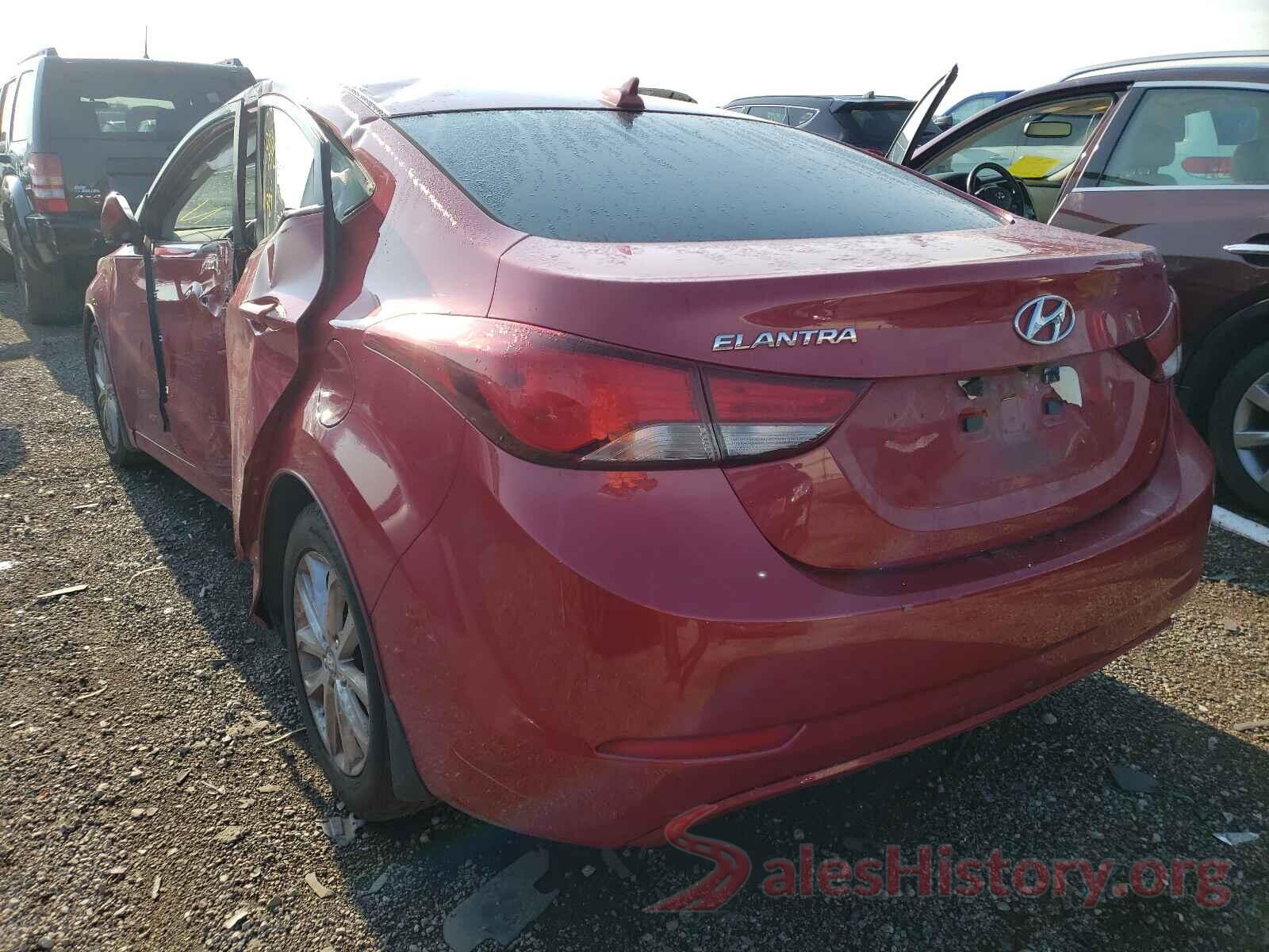 KMHDH4AE3GU518520 2016 HYUNDAI ELANTRA