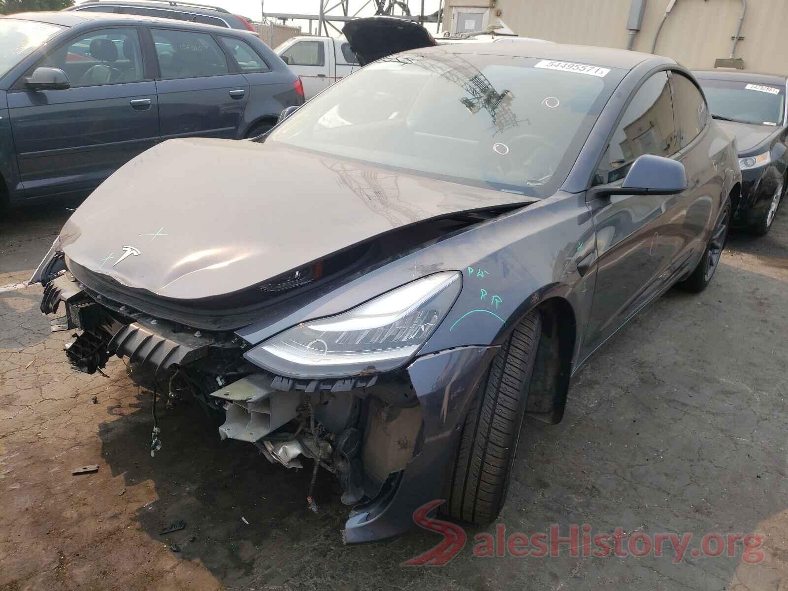 5YJ3E1EB8LF664082 2020 TESLA MODEL 3