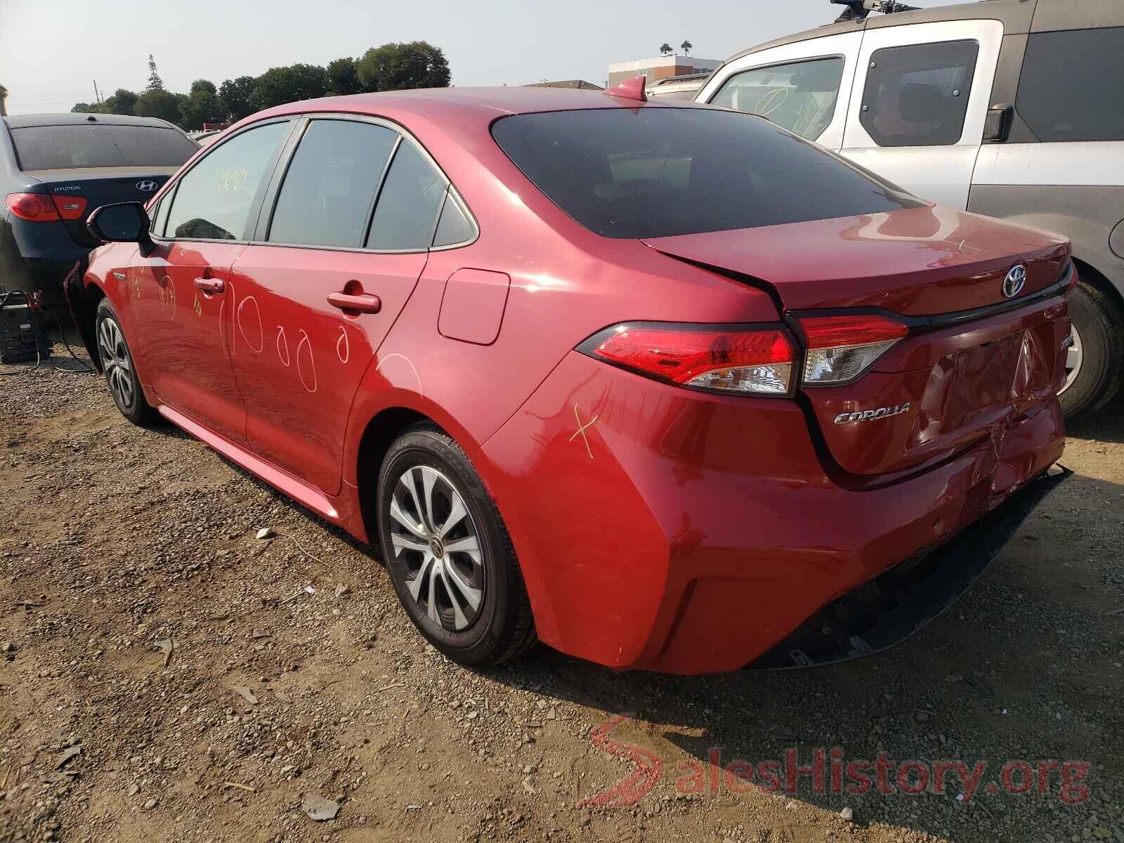 JTDEBRBE2LJ013134 2020 TOYOTA COROLLA