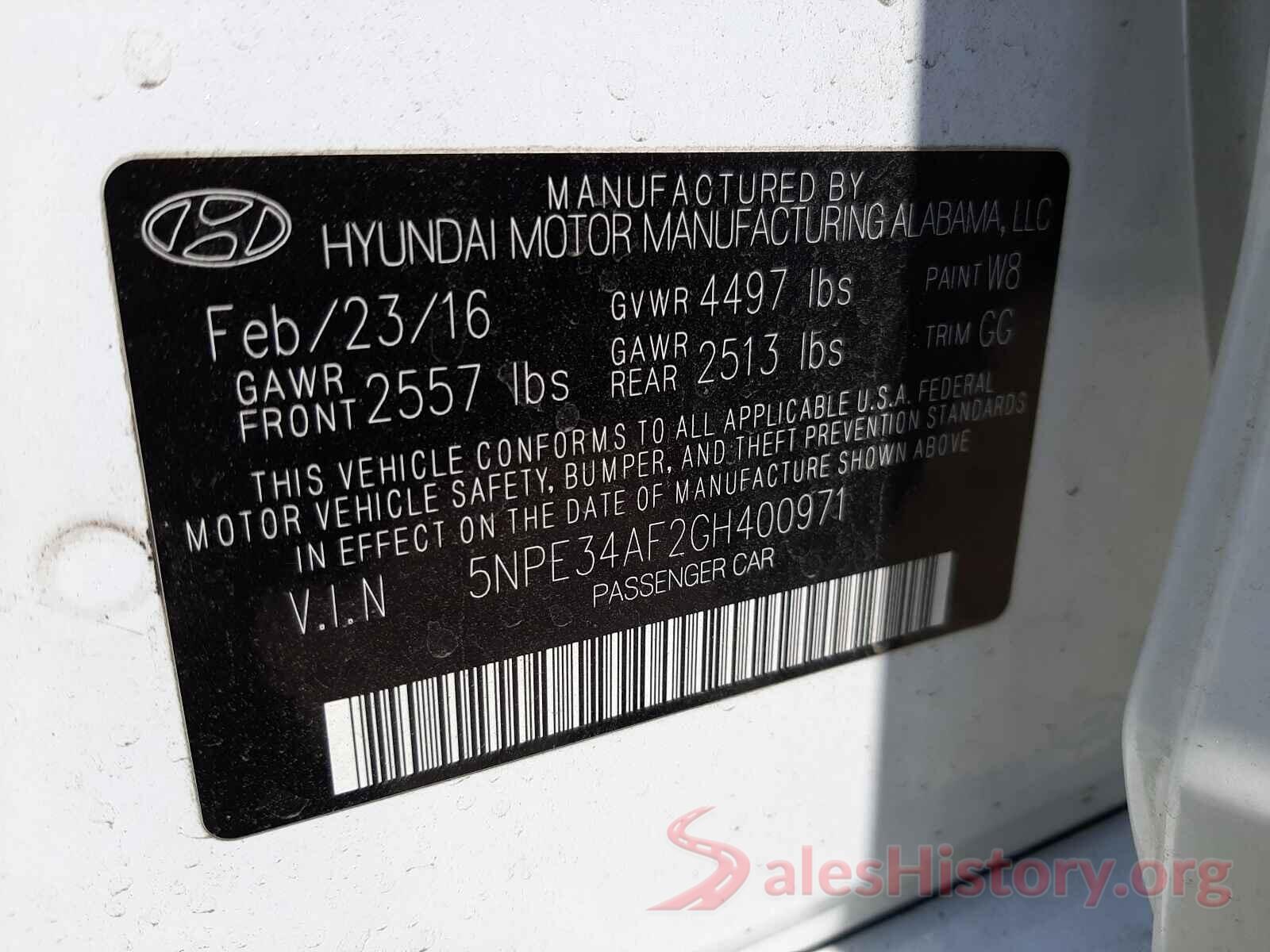 5NPE34AF2GH400971 2016 HYUNDAI SONATA