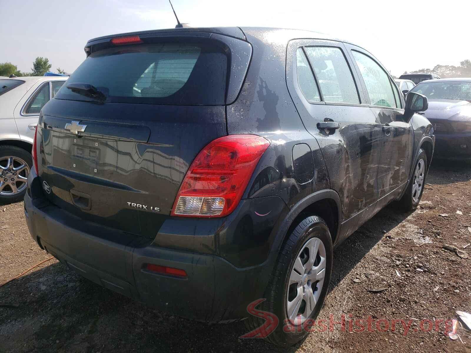 KL7CJKSB4GB747374 2016 CHEVROLET TRAX