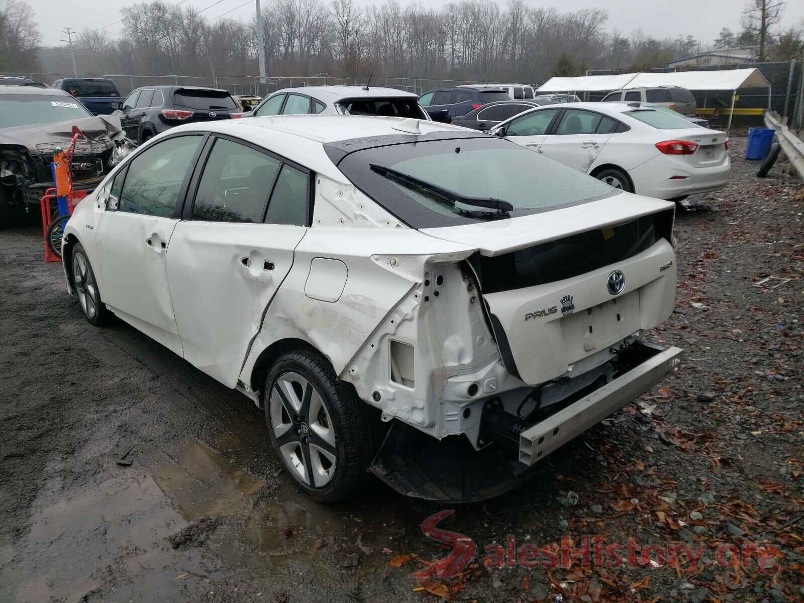 JTDKARFU0H3040870 2017 TOYOTA PRIUS