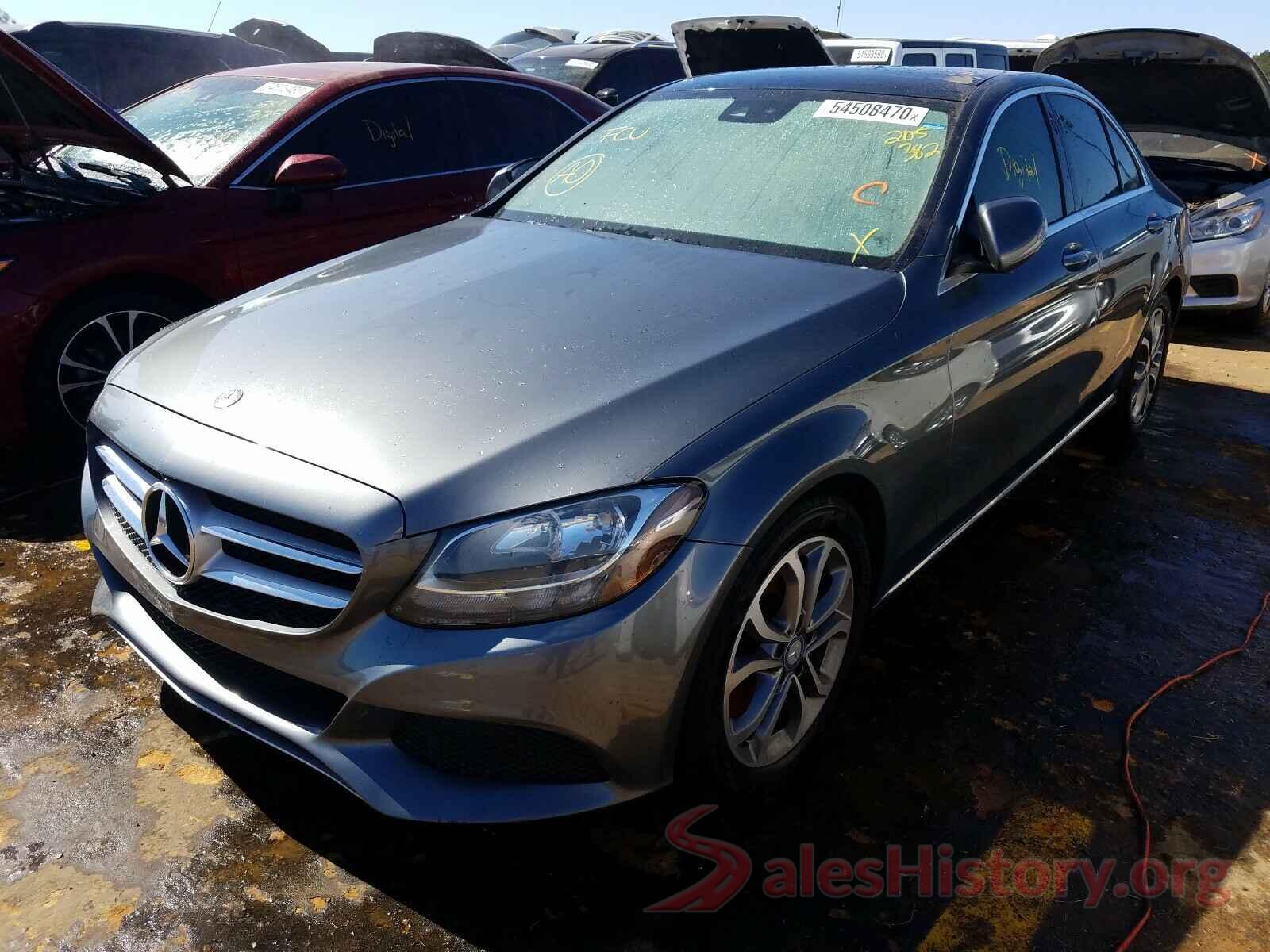 55SWF4JB6HU205382 2017 MERCEDES-BENZ C CLASS