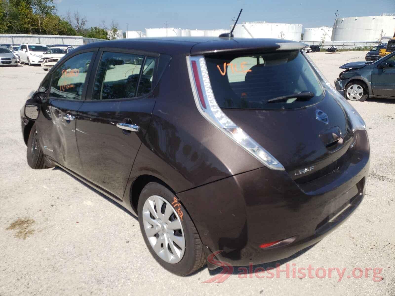 1N4AZ0CP0GC304057 2016 NISSAN LEAF