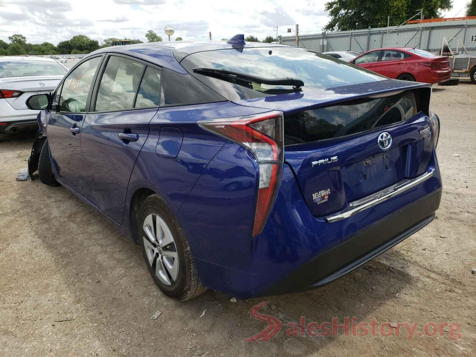 JTDKARFU7G3509032 2016 TOYOTA PRIUS