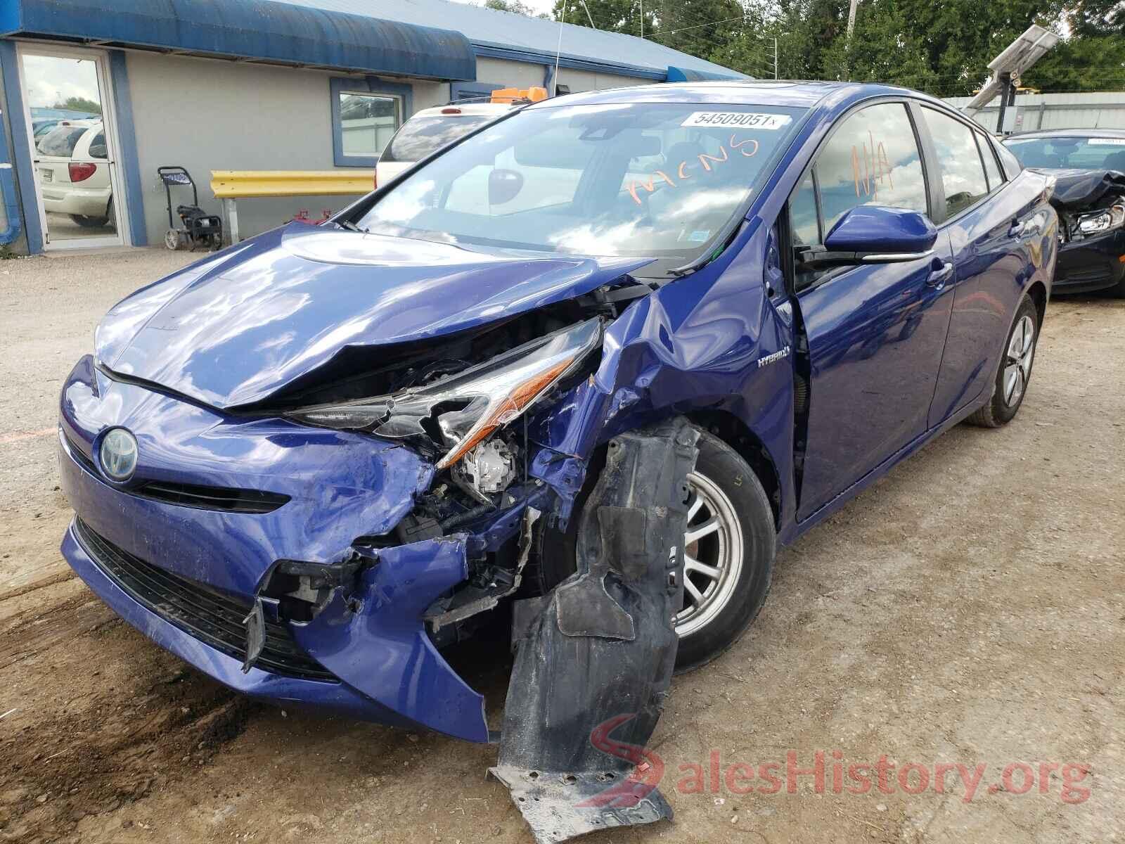 JTDKARFU7G3509032 2016 TOYOTA PRIUS