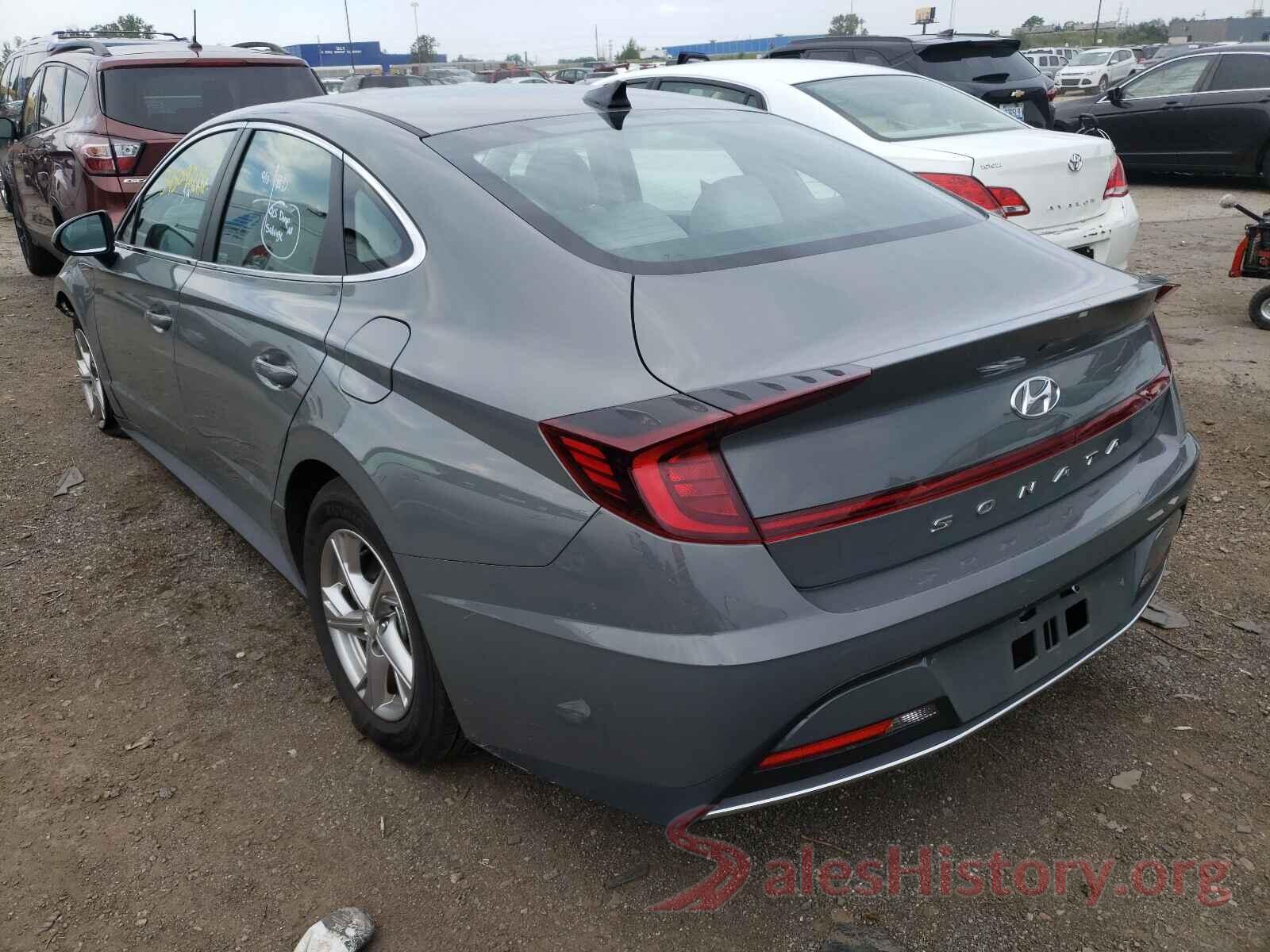 5NPEG4JA2MH124599 2021 HYUNDAI SONATA