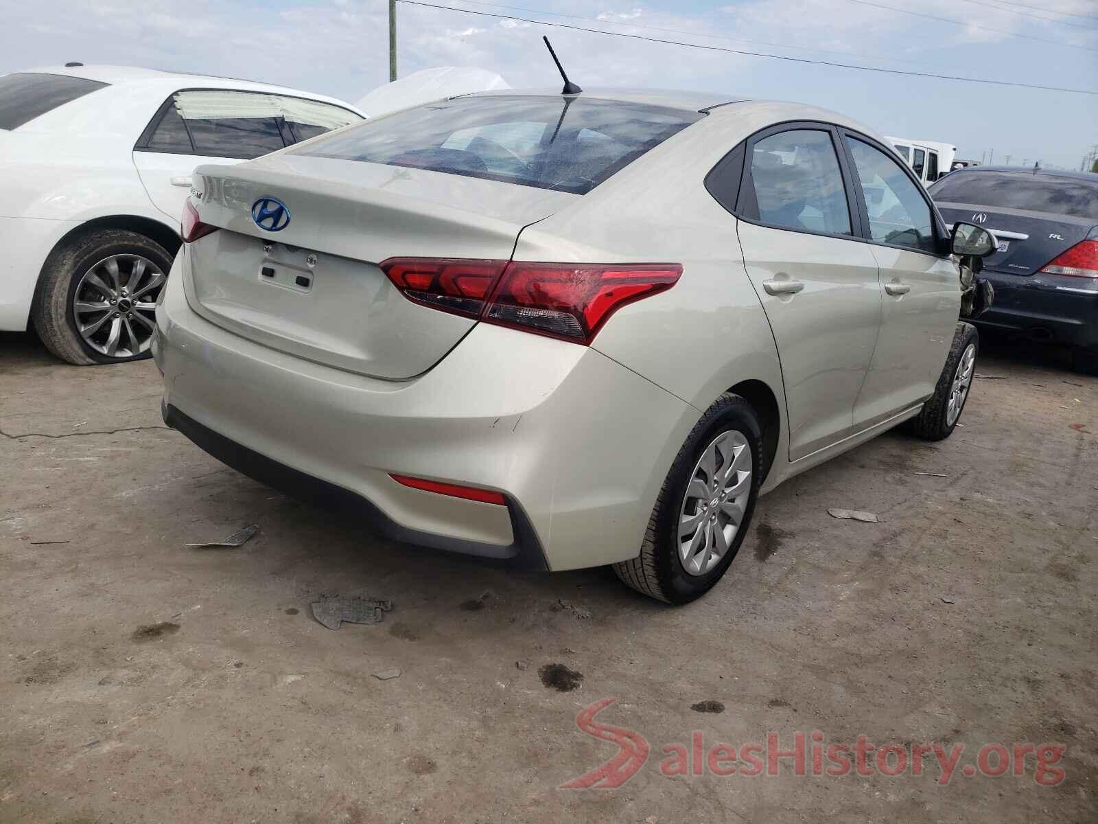 3KPC24A3XKE050888 2019 HYUNDAI ACCENT