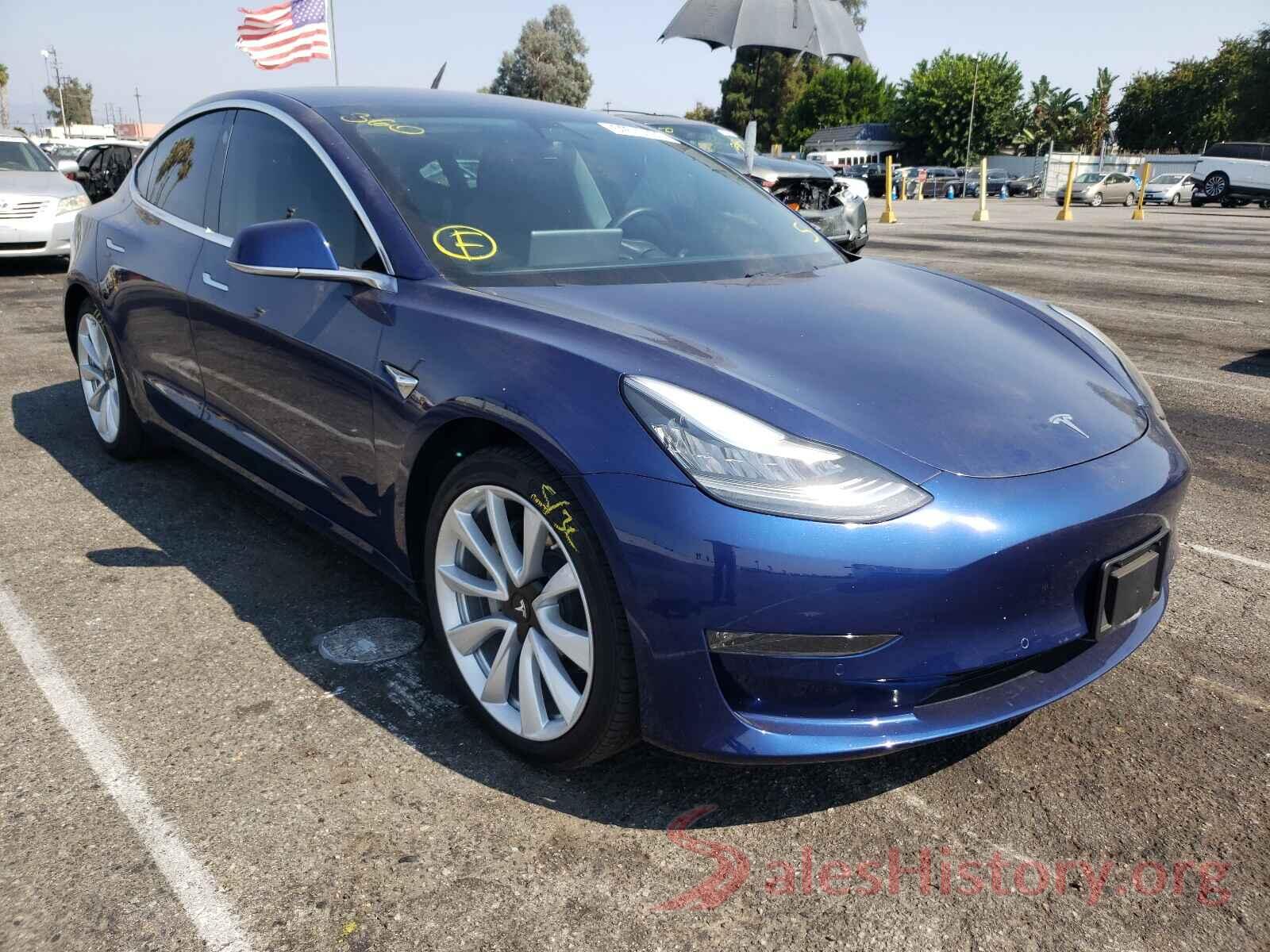 5YJ3E1EA1JF164351 2018 TESLA MODEL 3