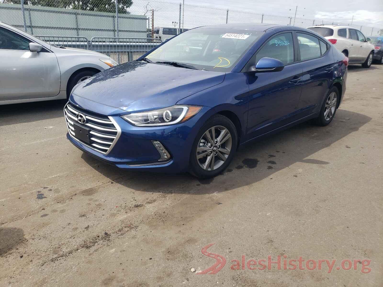 5NPD84LF2HH147596 2017 HYUNDAI ELANTRA