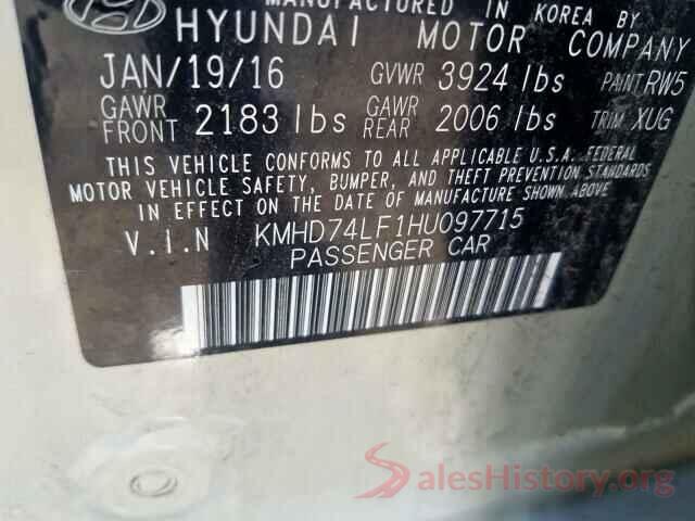 KMHD74LF1HU097715 2017 HYUNDAI ELANTRA