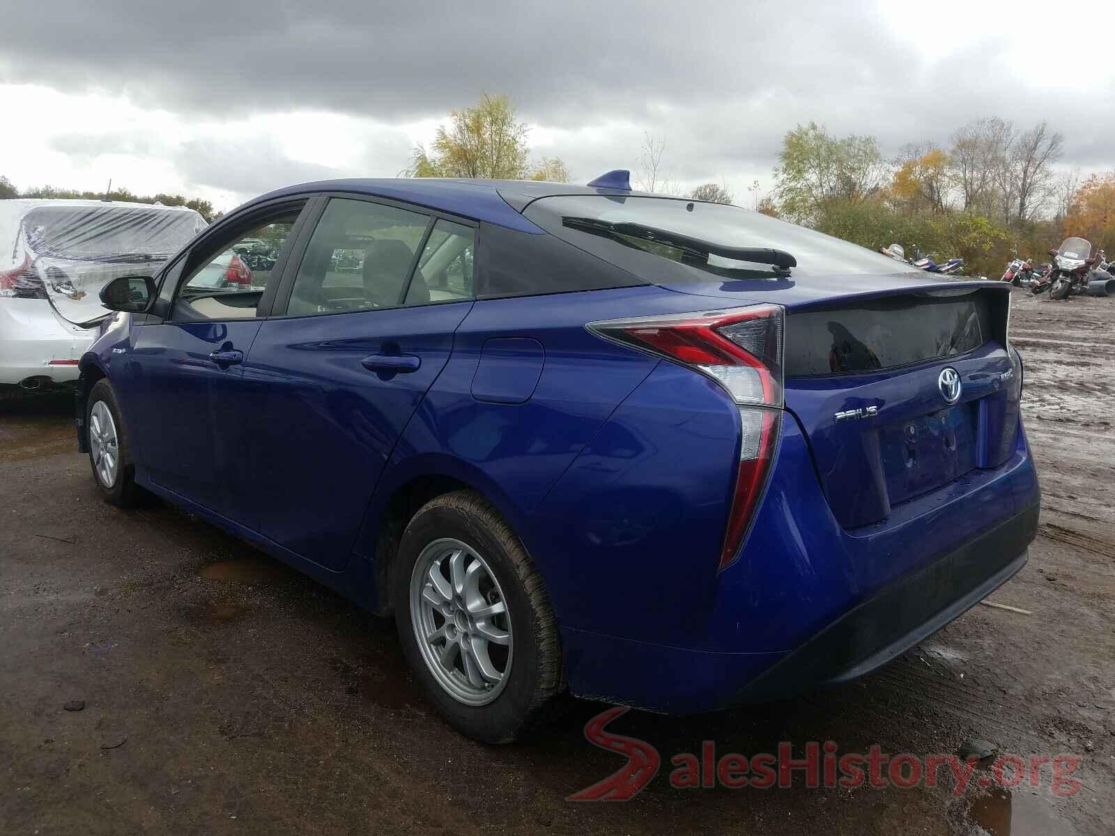 JTDKBRFU3G3515696 2016 TOYOTA PRIUS