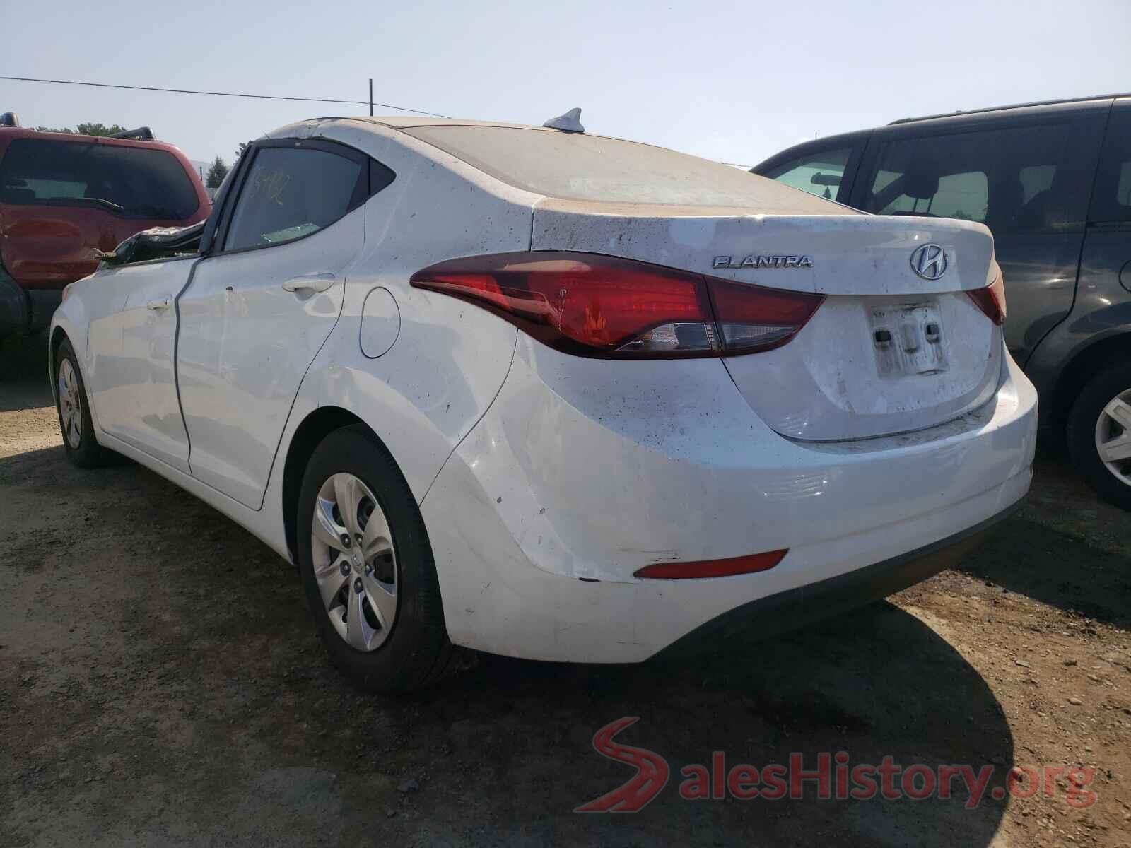 5NPDH4AE9GH755186 2016 HYUNDAI ELANTRA