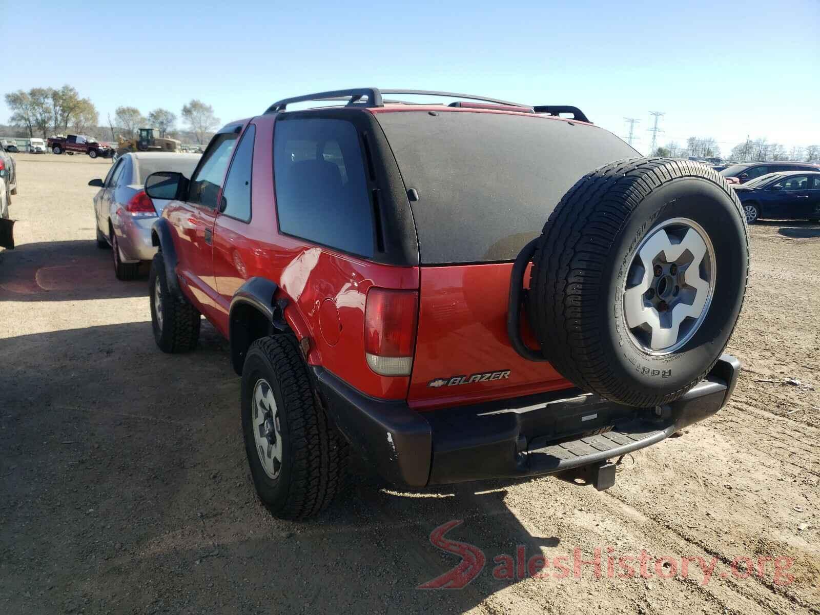 1GNCT18W91K125594 2001 CHEVROLET BLAZER