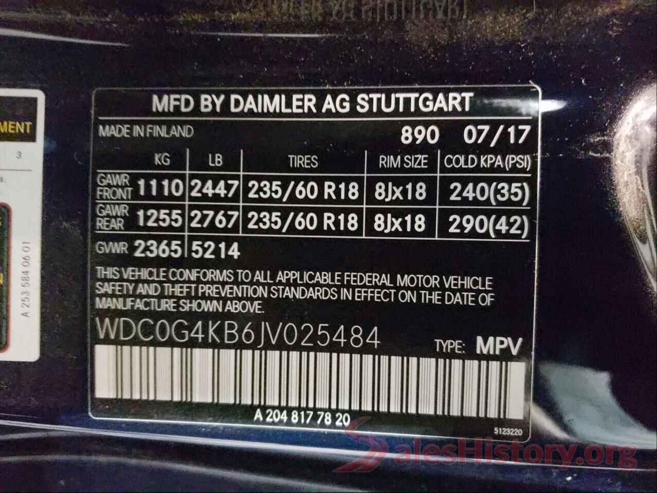 WDC0G4KB6JV025484 2018 MERCEDES-BENZ GLC-CLASS