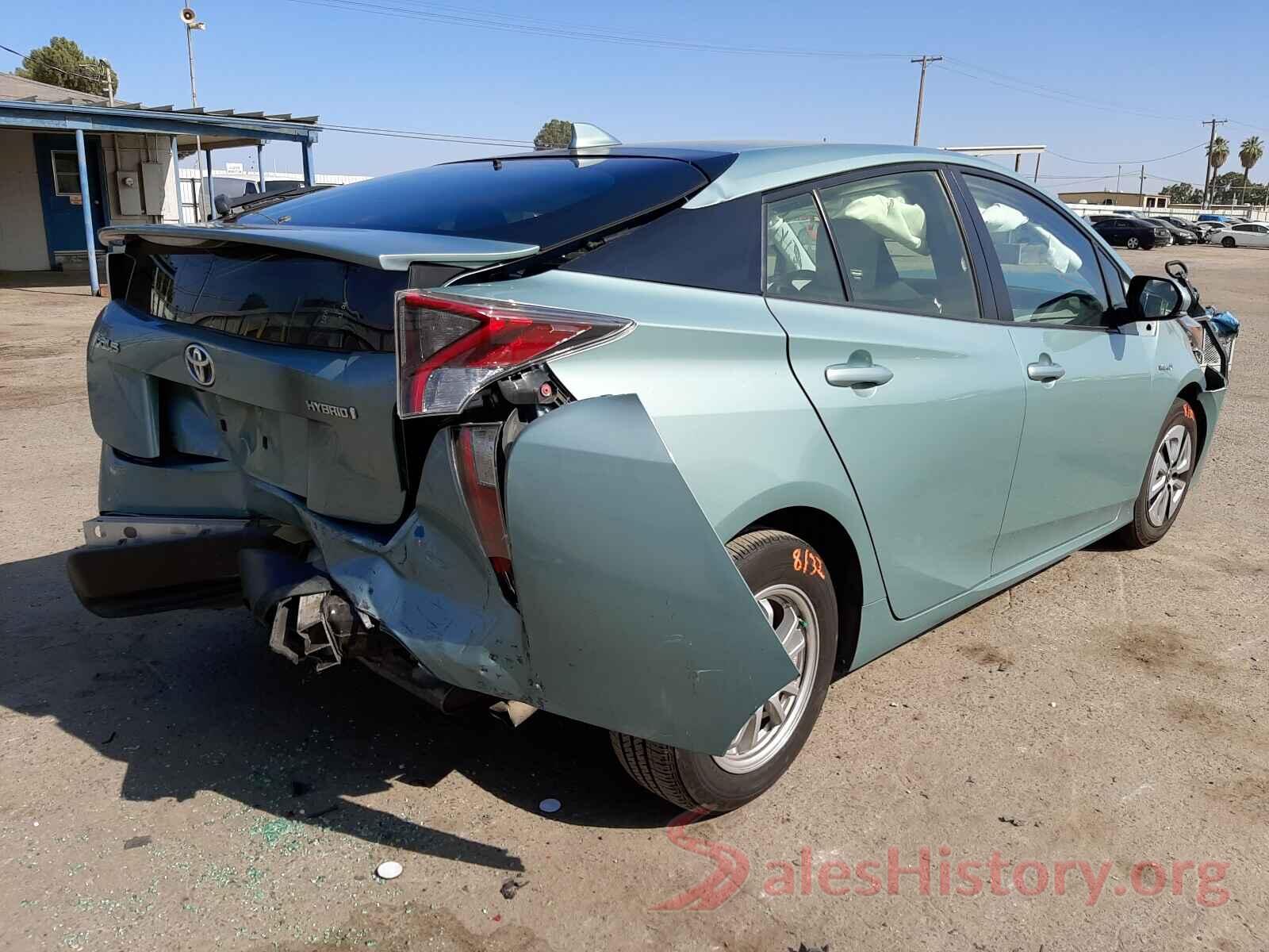 JTDKARFU9G3015724 2016 TOYOTA PRIUS