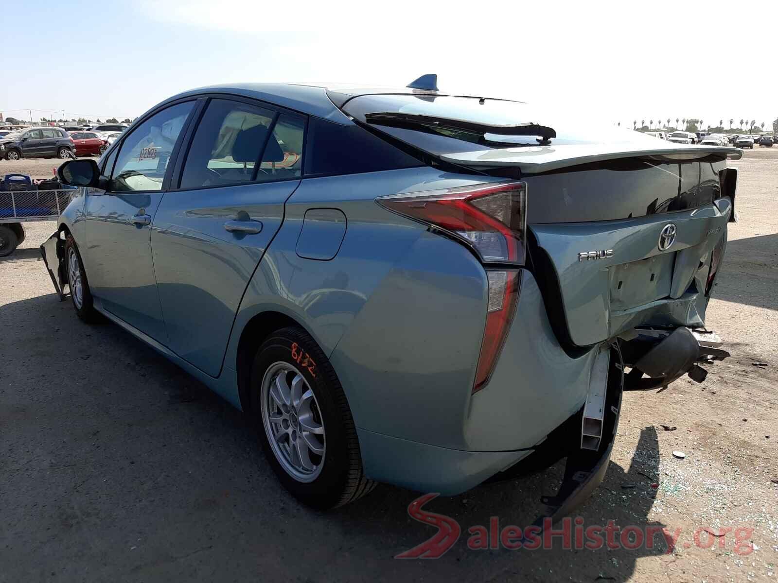 JTDKARFU9G3015724 2016 TOYOTA PRIUS