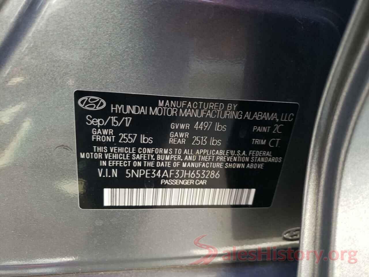 5NPE34AF3JH653286 2018 HYUNDAI SONATA