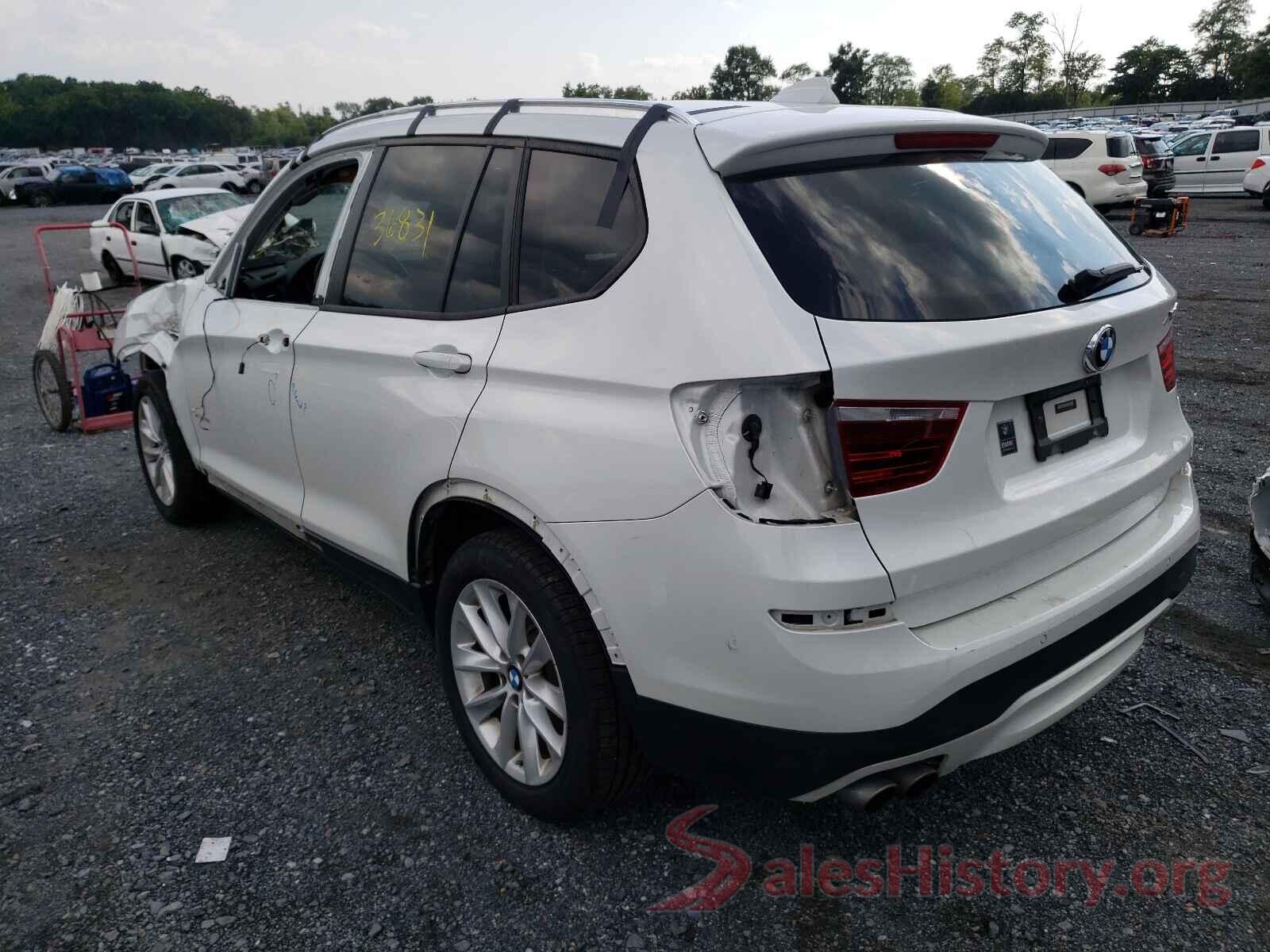 5UXWX9C5XH0D98283 2017 BMW X3