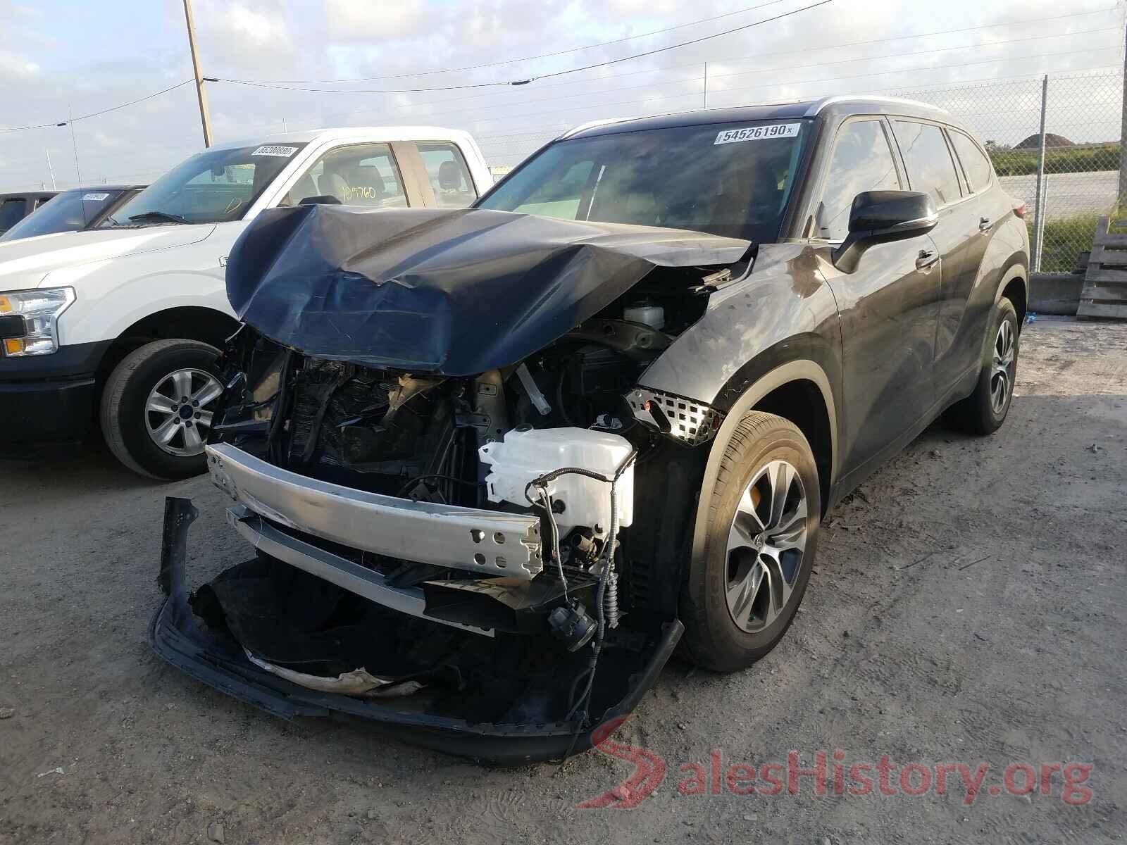 5TDGZRAH0LS011949 2020 TOYOTA HIGHLANDER