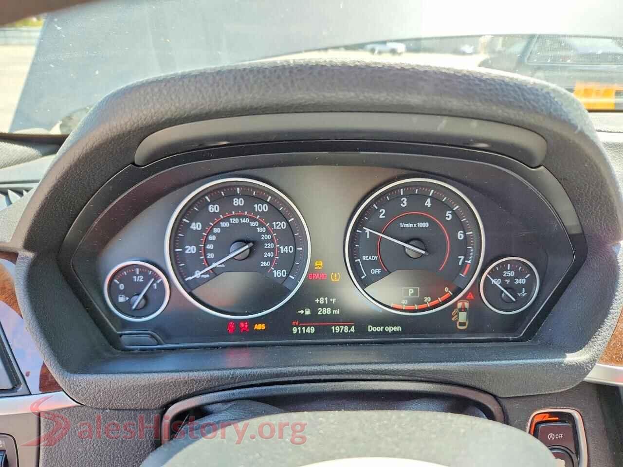 2017 BMW 4 SERIES VIN WBA4F7C38HG788377, interior center console
