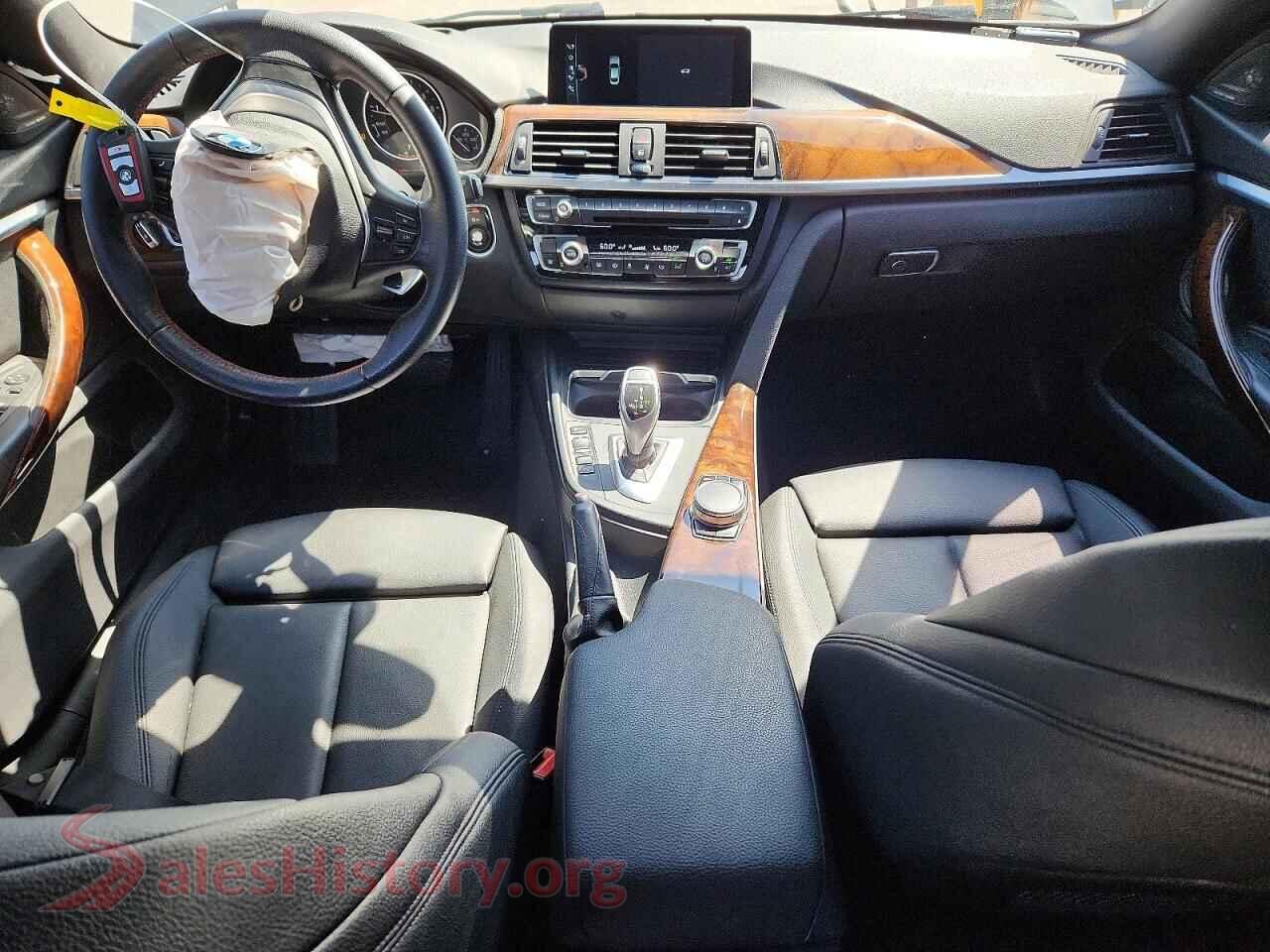 2017 BMW 4 SERIES VIN WBA4F7C38HG788377, interior dashboard