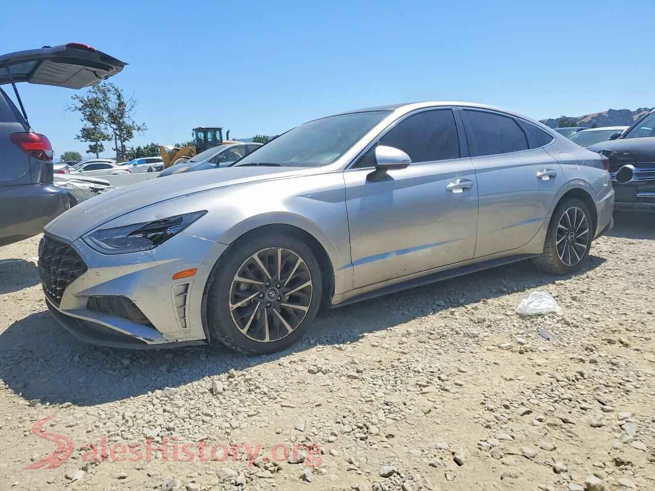 2021 HYUNDAI SONATA VIN KMHL34J27MA155880, auction photo