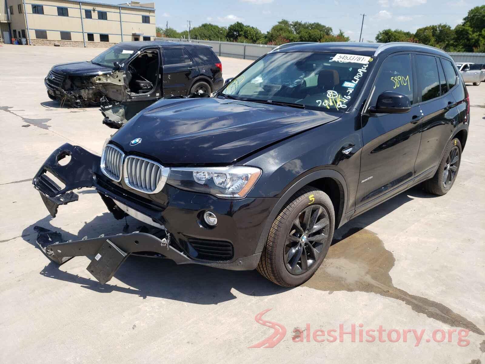 5UXWZ7C52H0U46001 2017 BMW X3