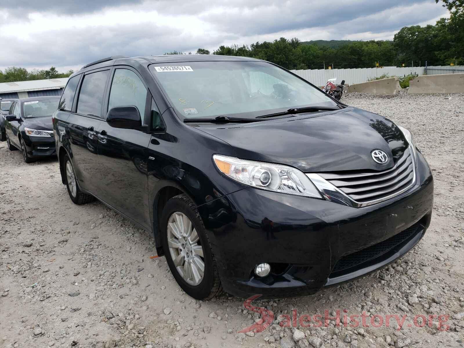 5TDDZ3DC2HS163948 2017 TOYOTA SIENNA