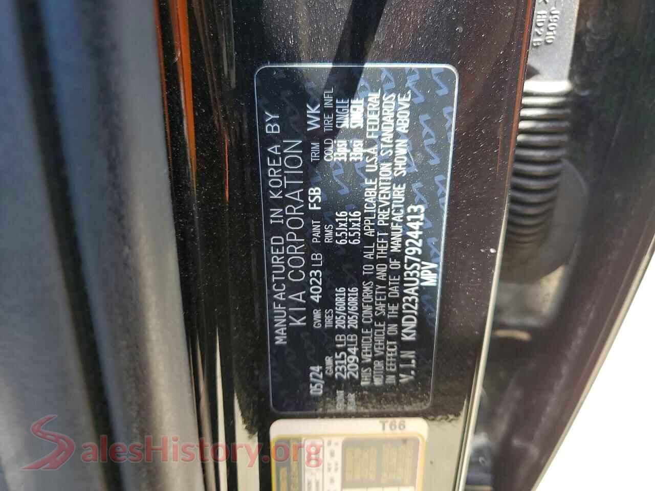 2025 KIA SOUL VIN KNDJ23AU3S7924413, wheel and tire