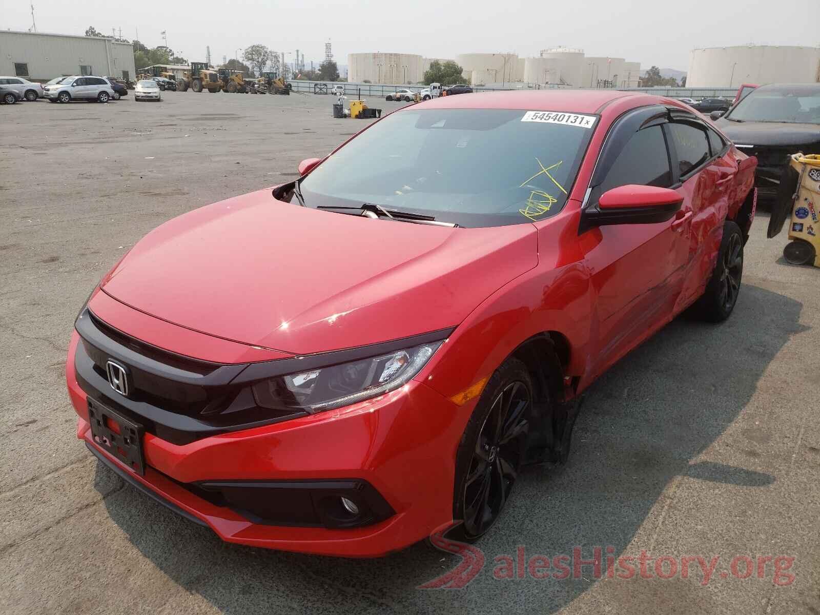 2HGFC2F83KH538041 2019 HONDA CIVIC