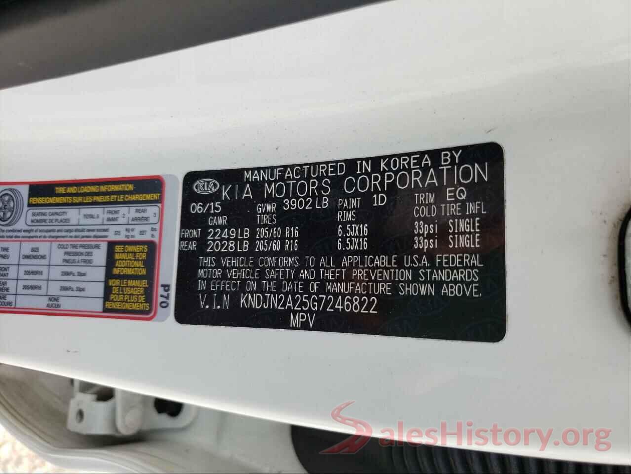 KNDJN2A25G7246822 2016 KIA SOUL