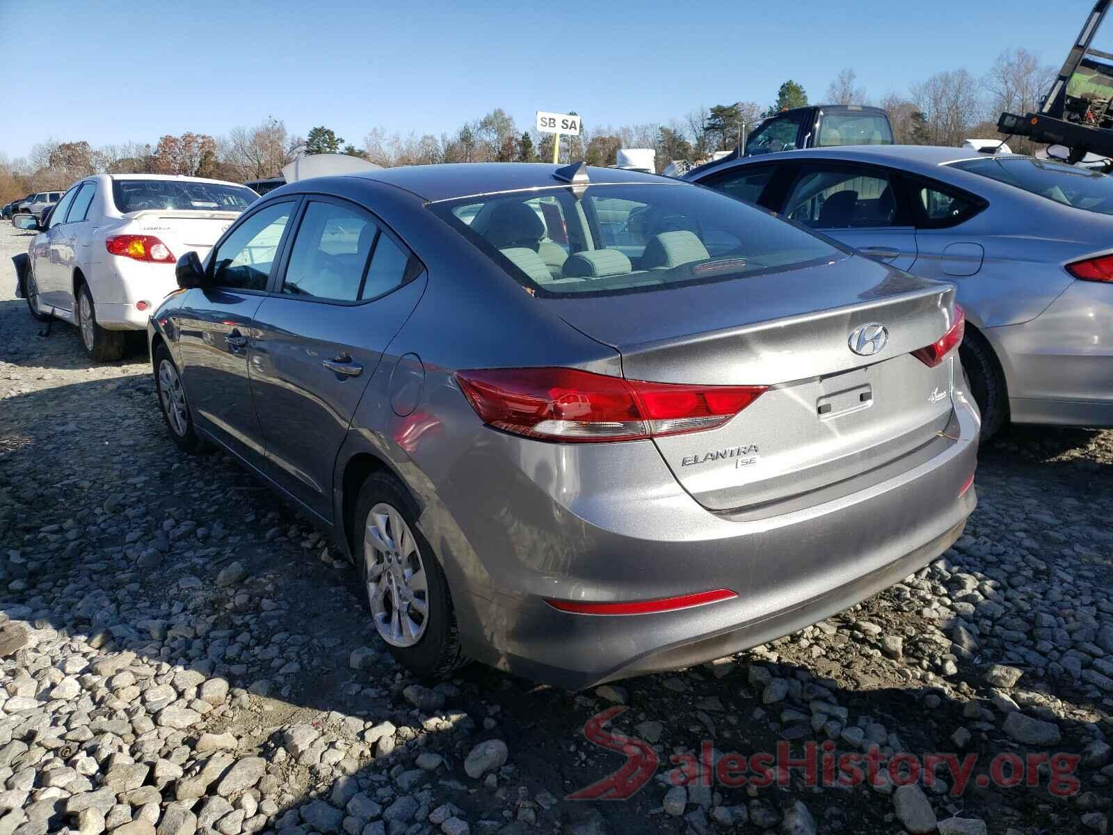 KMHD74LF9HU114227 2017 HYUNDAI ELANTRA