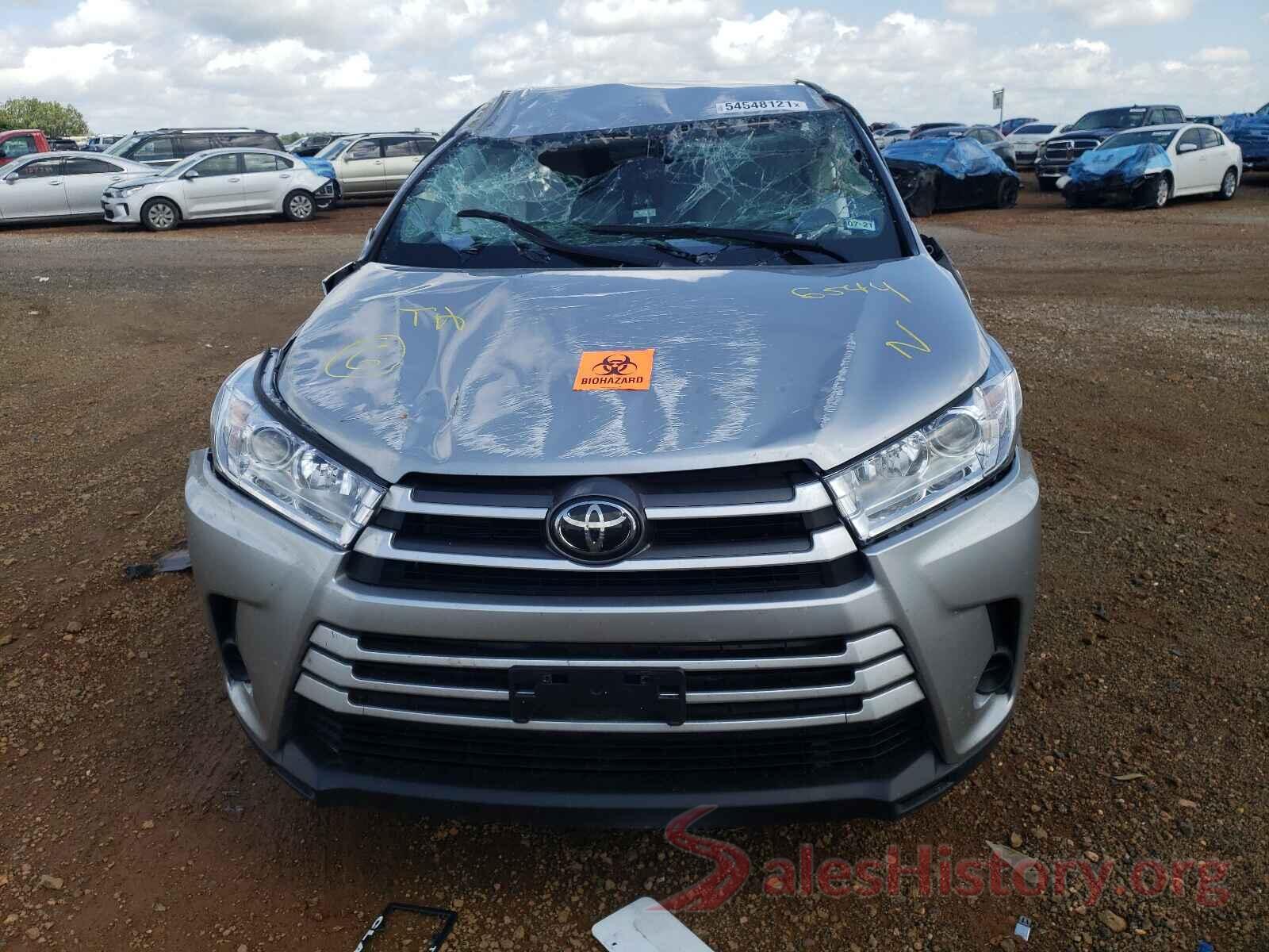 5TDZARFH3JS036544 2018 TOYOTA HIGHLANDER