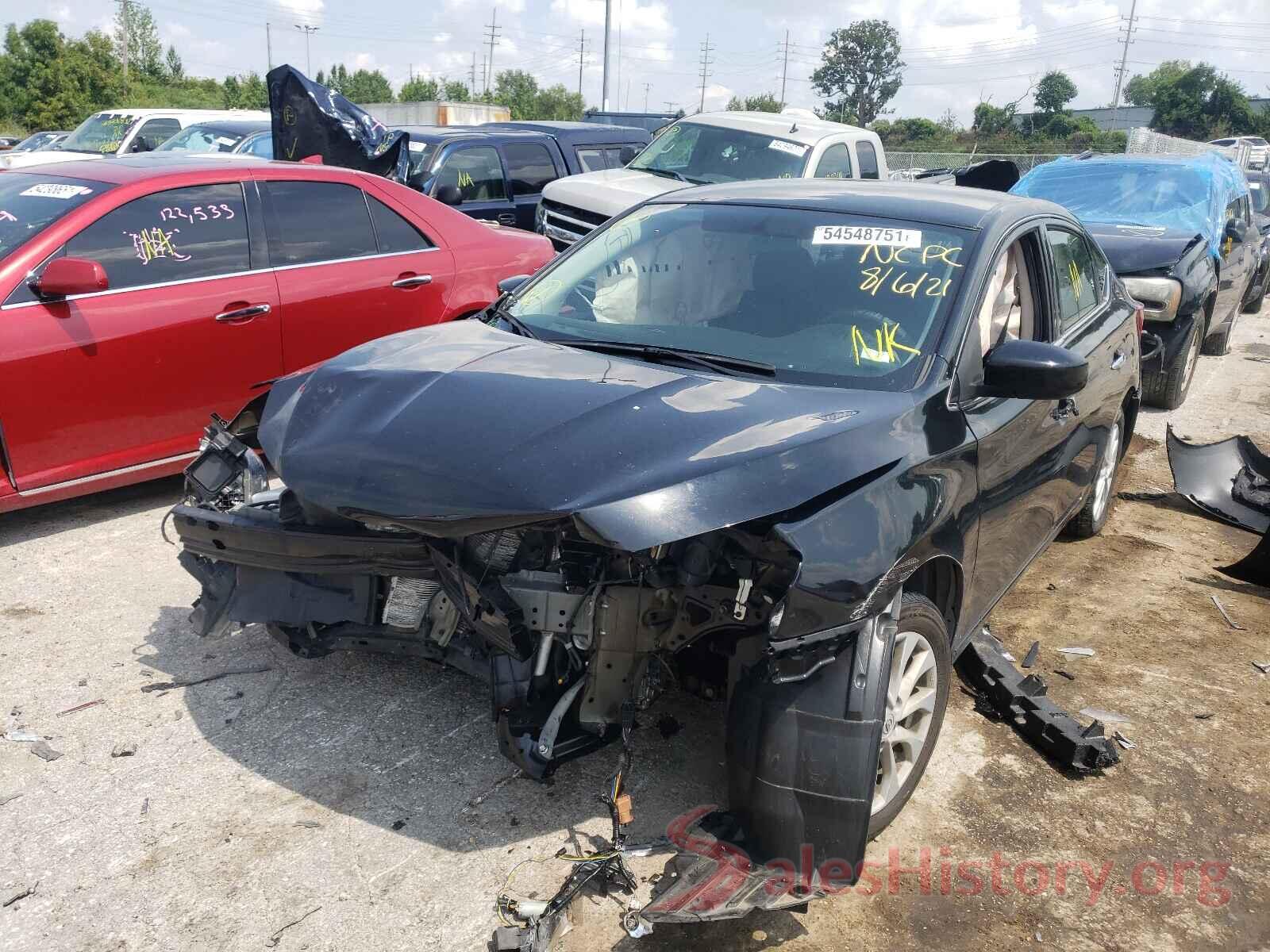 3N1AB7AP1KY287458 2019 NISSAN SENTRA