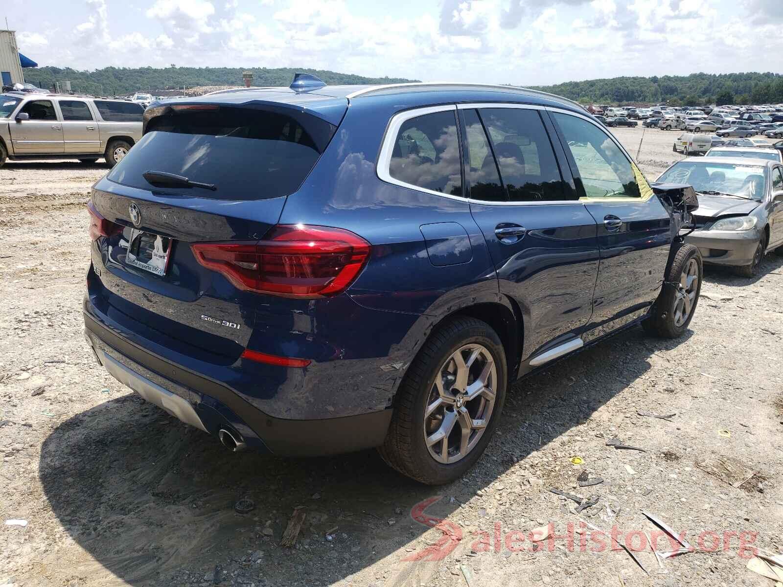 5UXTY3C01M9H67717 2021 BMW X3