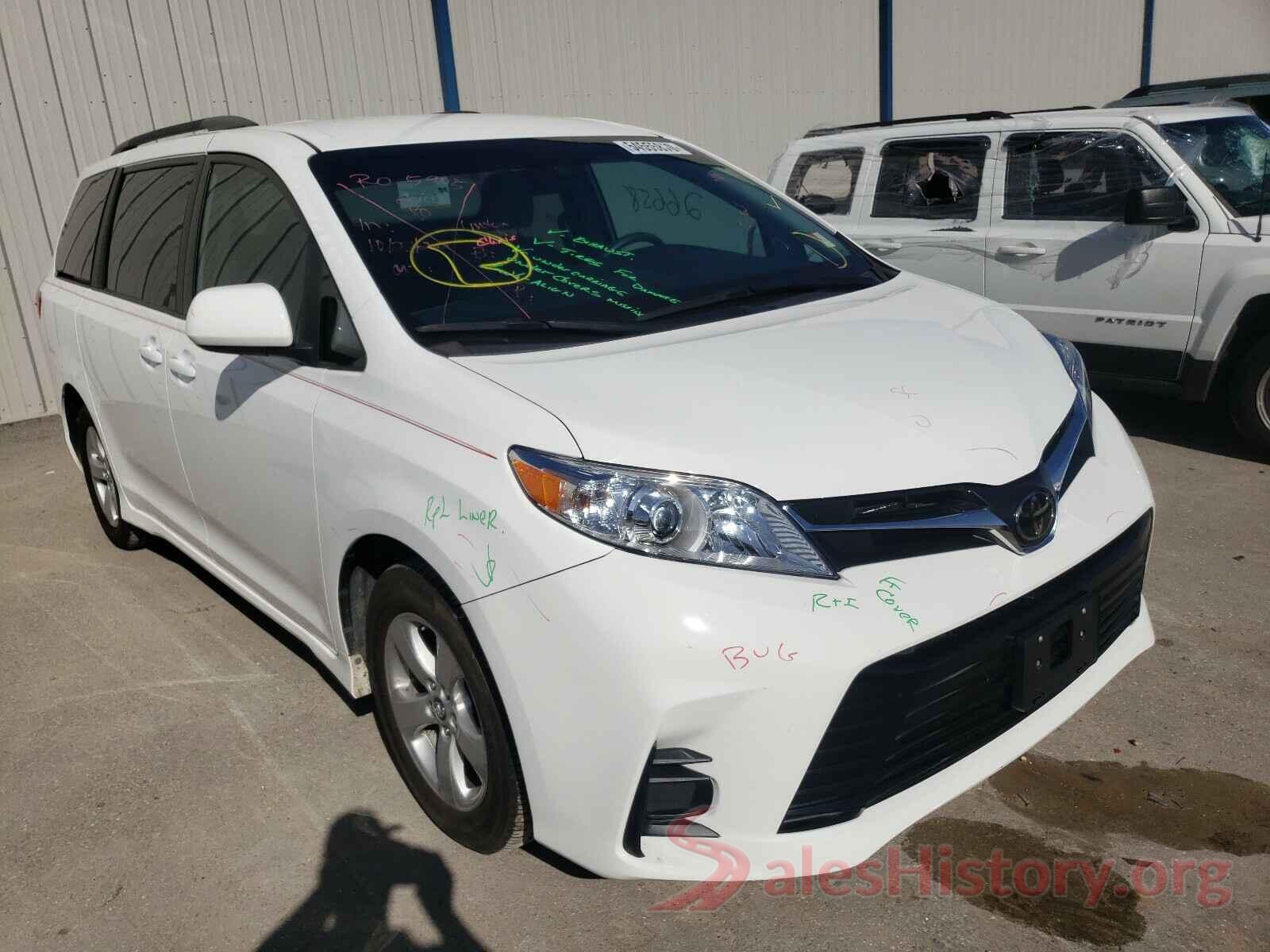 5TDKZ3DC6LS024227 2020 TOYOTA SIENNA