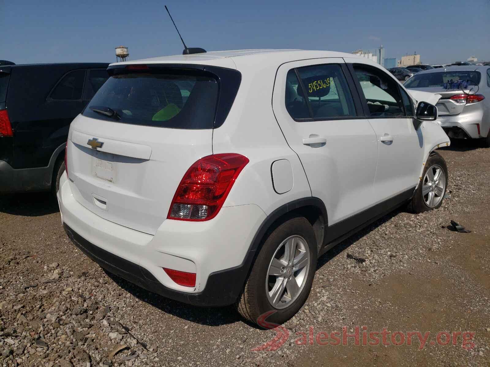 KL7CJKSB2LB078306 2020 CHEVROLET TRAX