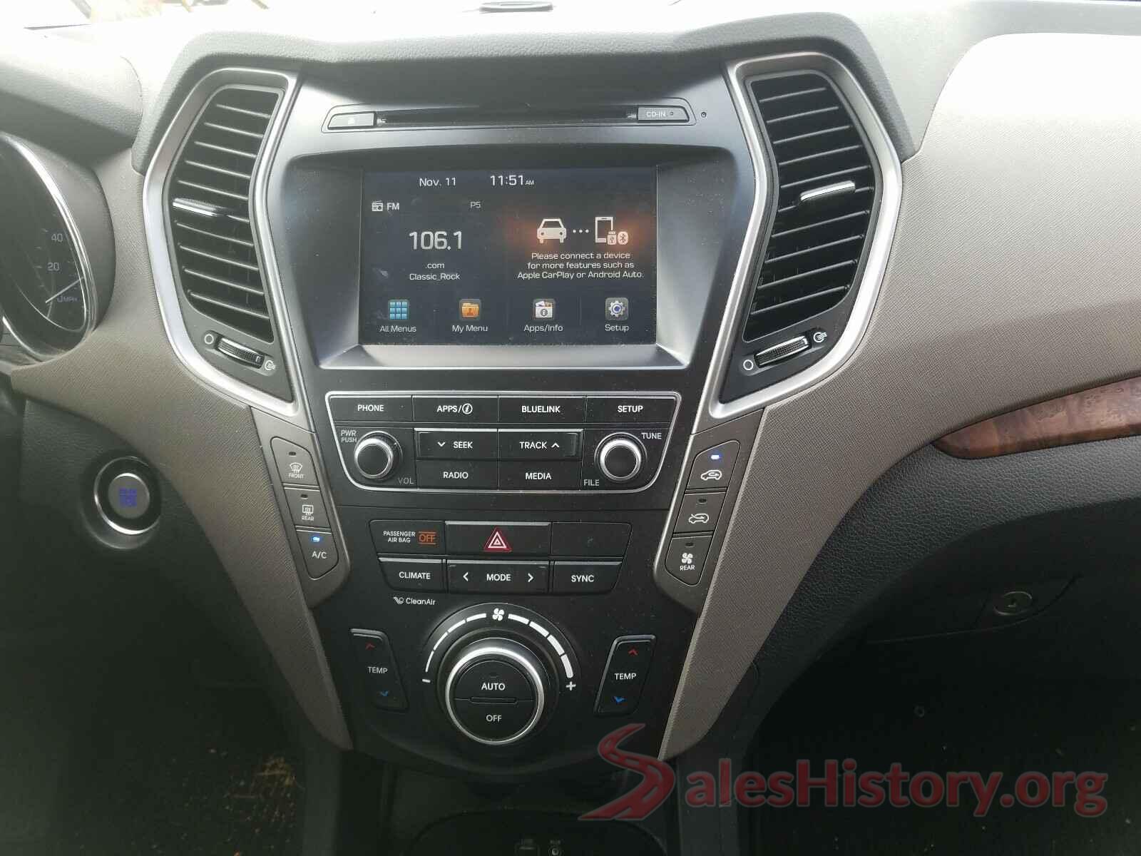 KM8SN4HF6HU197508 2017 HYUNDAI SANTA FE