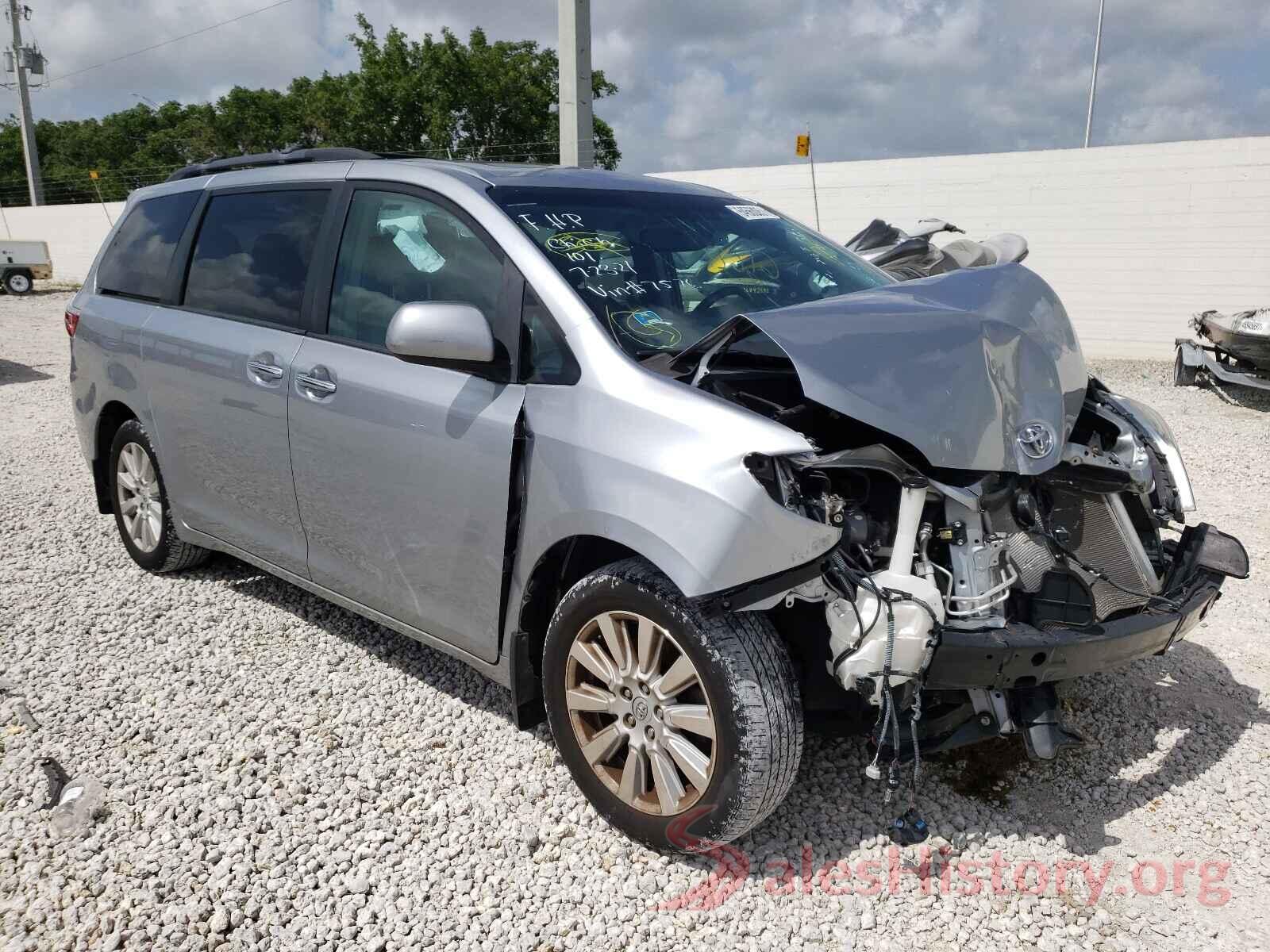 5TDDZ3DCXHS147576 2017 TOYOTA SIENNA