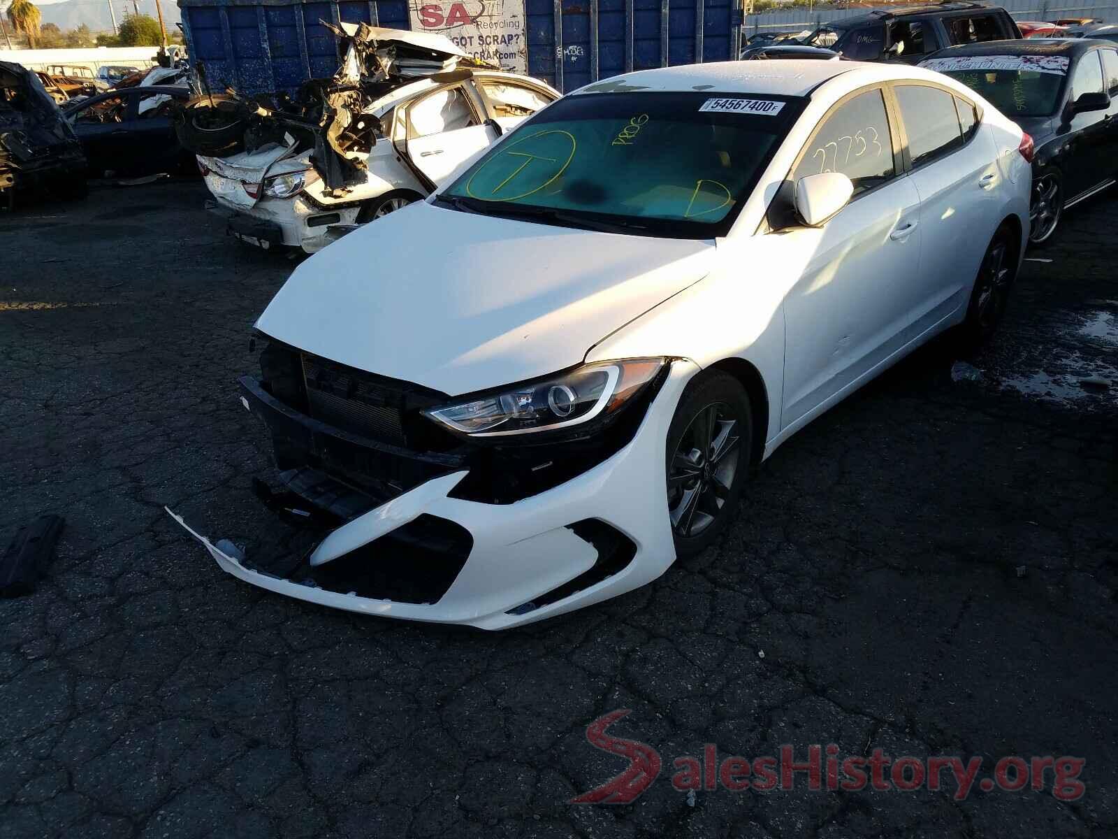 5NPD84LF2HH061351 2017 HYUNDAI ELANTRA