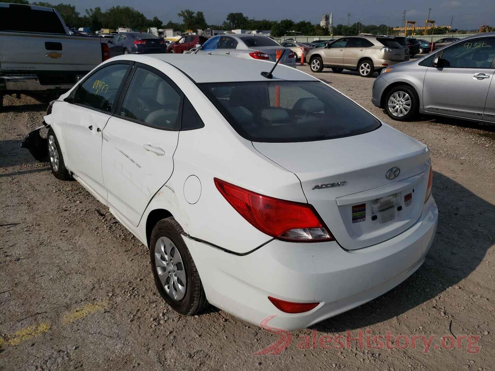 KMHCT4AE5GU094042 2016 HYUNDAI ACCENT