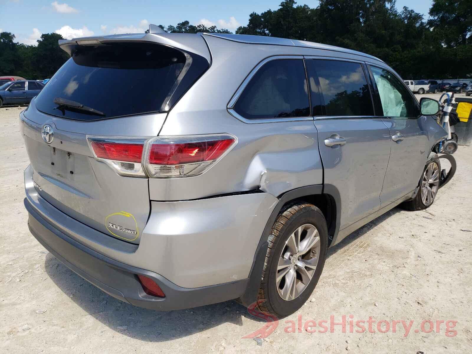 5TDJKRFH0FS209289 2015 TOYOTA HIGHLANDER