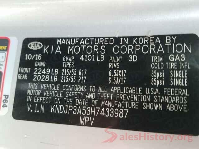 KNDJP3A53H7433987 2017 KIA SOUL