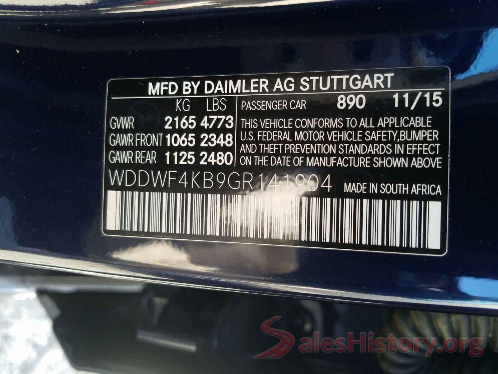 WDDWF4KB9GR141904 2016 MERCEDES-BENZ C CLASS