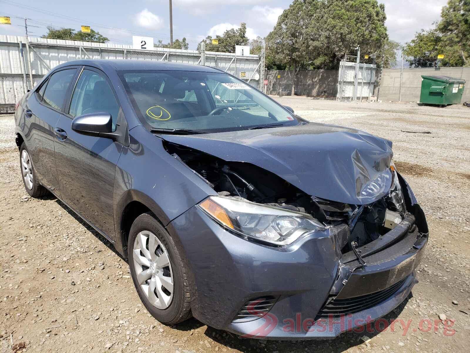 5YFBURHE1GP380273 2016 TOYOTA COROLLA