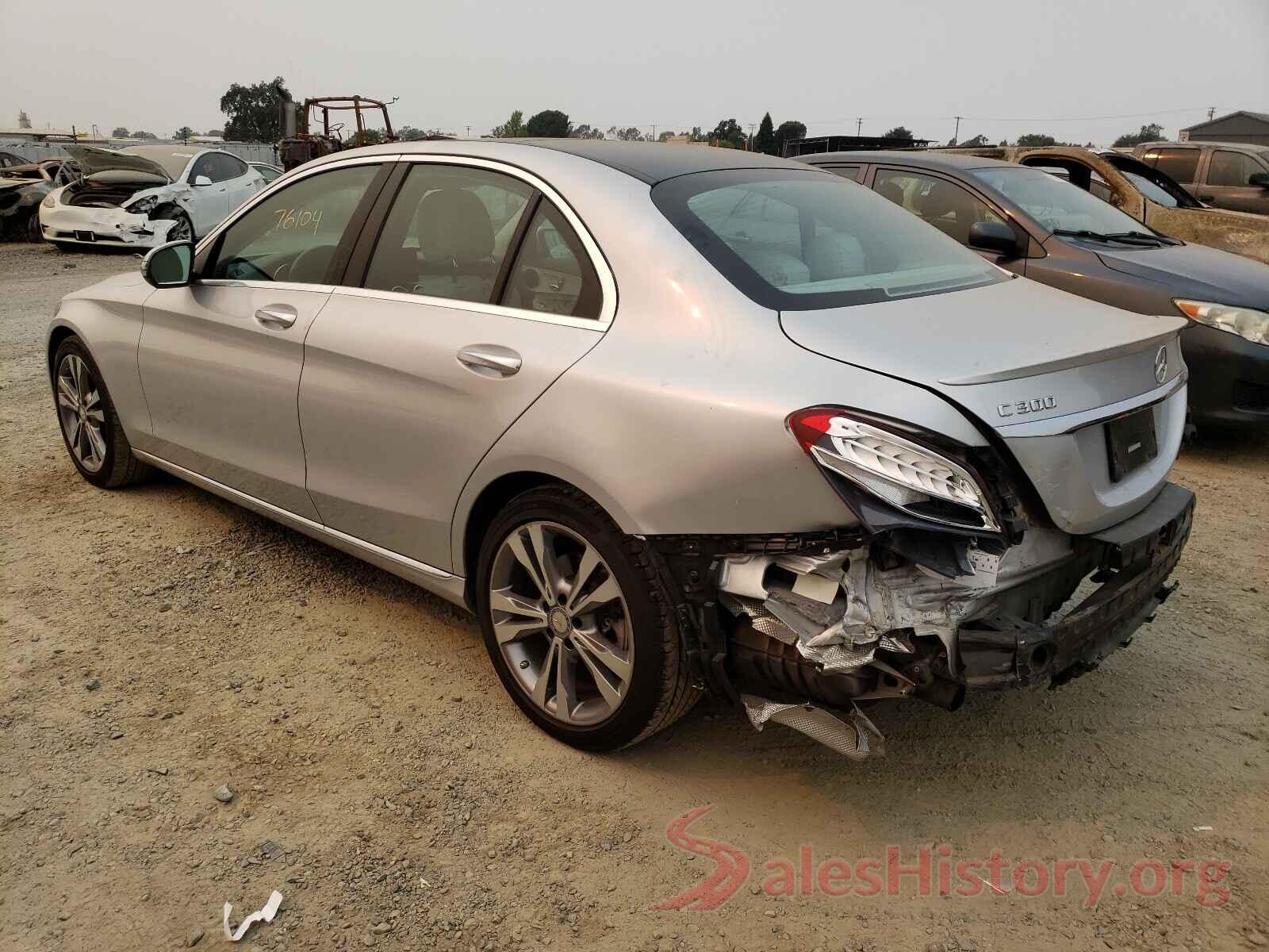 55SWF4JB5GU176987 2016 MERCEDES-BENZ C-CLASS