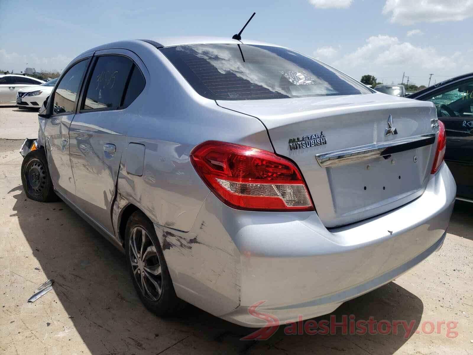 ML32F3FJ9KHF08664 2019 MITSUBISHI MIRAGE