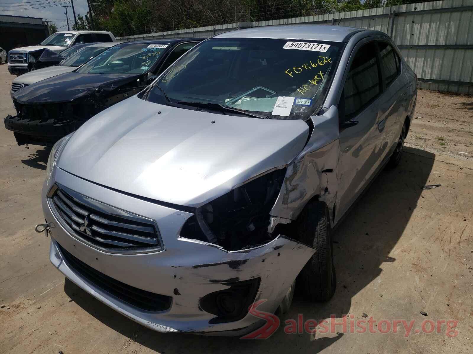 ML32F3FJ9KHF08664 2019 MITSUBISHI MIRAGE