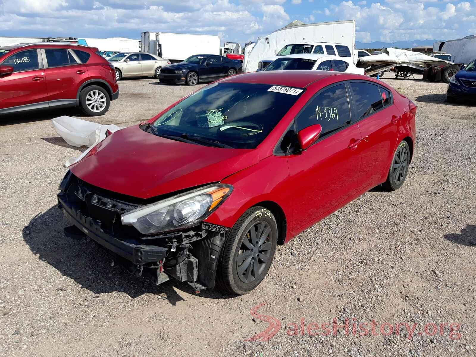 KNAFX4A61G5450315 2016 KIA FORTE